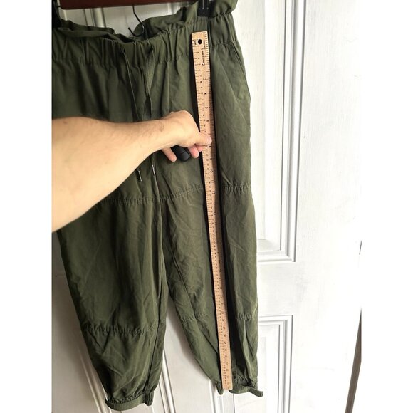 Urban Outfitters Green Army Joggers Pants Womens M Drawstring Taper See Notes - Picture 4 of 16